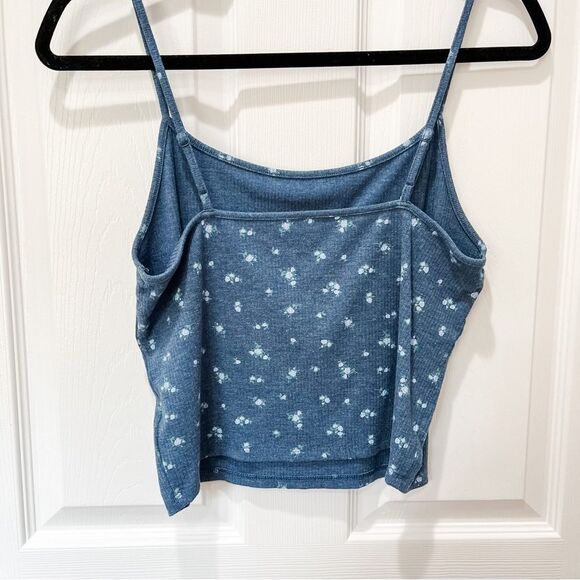 AE Floral Ribbed Tank Top - Picture 2 of 3